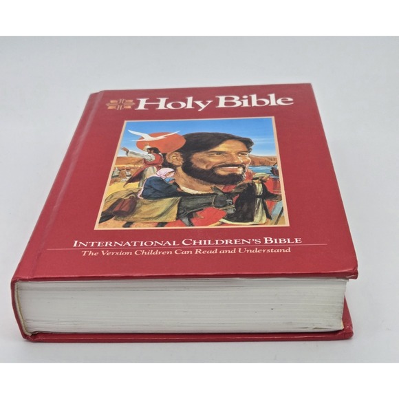 International Children's Bible Thomas Nelson Red Hardcover Illustrated Christian - Picture 2 of 13
